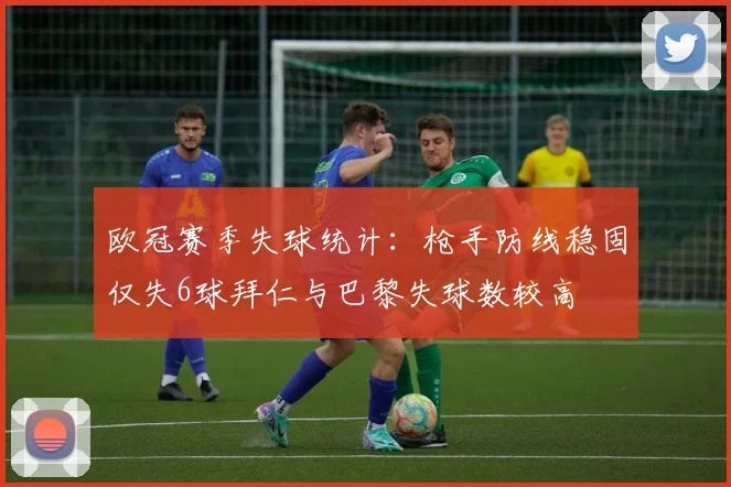 欧冠赛季失球统计：枪手防线稳固仅失6球拜仁与巴黎失球数较高